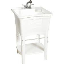plastic utility sinks & accessories