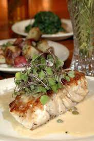 Baked Monkfish In A Creamy Saffron Sauce Monkfish Recipes Fish Recipes Seafood Recipes