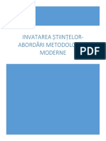 Schimbarea în activitatea didactică . Metode Moderne De Predare Si Evaluarea A Fizici