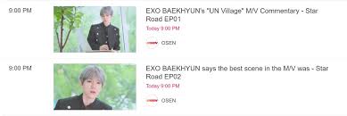 Entertainment en 2011 y debutando en 2012, actualmente está compuesto por nueve miembros: Exo Schedule On Twitter 190714 Baekhyun Osen Star Road Ep 1 2 9pm Kst Exo Baekhyun S Un Village M V Commentary Star Road Ep01 Https T Co Ycz50l4vrv Exo Baekhyun Says