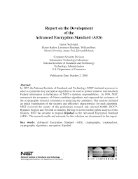 Check spelling or type a new query. Pdf Report On The Development Of The Advanced Encryption Standard Aes