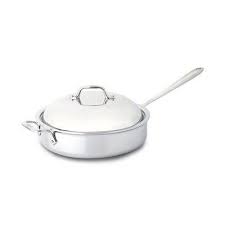 Stainless Steel Brown Braise 4 Quart Covered Saute Pan By All Clad Save 50 Off 131 48 Cleaning Care Dishwasher Safe Mat Saute Pan All Clad Stainless