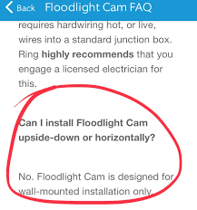 How high should i install my floodlight cam? Ring On Twitter Absolutely You Can Mount The Floodlight Cam On The Underside Of An Overhang As Long As There S Pre Existing Wiring There