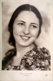 1932 Turkiye Ve Dunya Guzeli Keriman Halis Ece Mona Lisa Artwork Art
