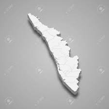 Touristlink also features a map of all the towns & villages in new york want more information? 3d Map Of Kerala Is A State Of India Royalty Free Cliparts Vectors And Stock Illustration Image 148081811