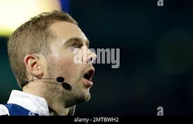 Referee Angus Gardner of Australia, during the international rugby union  test match between South Africa and France, at Ellis Park stadium in  Johannesburg, South Africa, Saturday, June 24, 2017. (AP Photo/Themba Hadebe