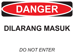 4 free sandwich board design vectors. Dilarang Masuk Safety Sra