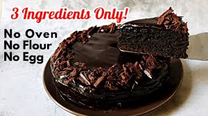 Whether you're making scrambled eggs, meatless meatballs, veggie patties, cake, cookies, brownies, or any other baked good, check here for. No Oven Chocolate Cake 3 Ingredients Yummy Kitchen
