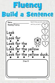 Worksheets That Work For Learning How To Build A Sentence Fluency Is A Snap With The Right Resources Teaching Advice Sentence Building Worksheets New Teachers