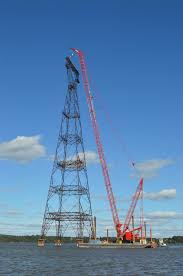Manitowoc Mlc650 Crawler Crane Replaces Transmission Towers