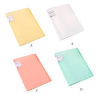 Wweixi Waterproof And Moisture-proof Clear A3 Document Folder Widely Used  A3 Size Presentation Display Book Plastic yellow 1Set