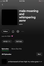 Man moaning spotify