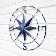 Large Compass Wall Decor Large Metal Compass Wall Art Distressed Compass Wall Art Outdoor Metal Wall Decor Rustic Outdoor Wall Art