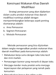 Konsinyasi Makanan Khas Daerah