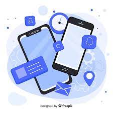 Isometric Mobile Phone With Apps And Services Mobile App Development App Development App Development Companies