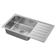 Vattudalen Stainless Steel Inset Sink 1 Bowl With Drainboard Bowl Width 50 Cm Ikea In 2020 Einbauspule Edelstahl Edelstahlspule