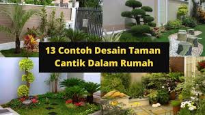 Untuk contoh ini lahan rumah yang digunakan lumayan luas. 13 Contoh Desain Taman Cantik Dalam Rumah Youtube