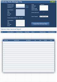 The form may help to ensure all the goods are sending in the transport are described in delivery order form. Delivery Note Template For Excel