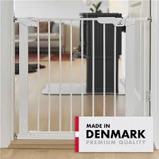 BabyDan ASTA Safety Gate with 1 Extension, White