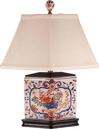 Imariware B00dn607h4 Diamond Shaped Small Imari Porcelain Table Lamp Oriental Table Lamps Deep Discount Lighting Imariware Is A Lamp Table Lamp Oriental