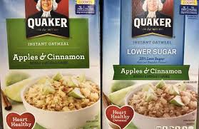 Ideal for those who are calorie conscious. Quaker Oats Boast 35 Percent Less Sugar Actually Just A Smaller Packet