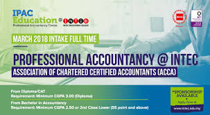 If its quota, we can guarantee indian students intake of around 7.7 per cent, but the impact of a policy of meritocracy, the biggest losers are the indians, najib said. Intec S Acca March 2018 Intake Is Now Open Eduadvisor