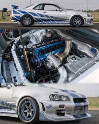 FAST & FURIOUS” 1500HP R34 Skyline! Mickey Andrades R34 Drag Build by the  team at @throtl is like no other.. Via: @thatracingchannel nyce1s n1s  sh1fttheculture