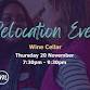 Relocation Event: Wine Cellar event image