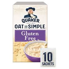 * the % daily value (dv) tells you how much a nutrient in a serving of food contributes to a daily diet. Quaker Oat So Simple Gluten Free Original Porridge 10 Pack 350g Tesco Groceries