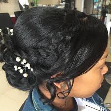 We list out of fifty different ways to twirl your black hair. 50 Superb Black Wedding Hairstyles