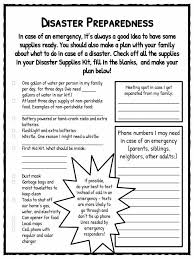 Natural Disaster Worksheets Facts Historical Information For Kids Worksheets For Kids Natural Disasters Activities Natural Disasters