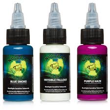 Blacklight tattoo flame or even blacklight tattoo medusa will show that you are living life outside the box. Millennium Mom S Nuclear Uv Blacklight Tattoo Ink 3 Color Set B 1 2 Oz Buy Online In Suriname At Suriname Desertcart Com Productid 58785522