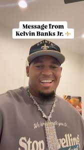 Kelvin Banks Jr. with a message for #Saints fans!