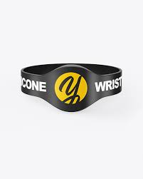 Download Glossy Silicone Wristband Mockup In Stationery Mockups On Yellow Images Object Mockups