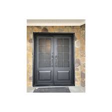 Nova Royal Series Wrought Iron Custom Exterior Door Style 052