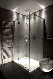 Mini Feature Glass Downlights Make A Feature Of The Shower Cubicle In This Ensuite Bathroom Whilst Providing Shower Cubicles Ensuite Shower Room Small Bathroom