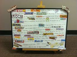 50th Birthday Poster Board Ideas 50th Anniversary Candy Gram Candy Grams 50th Anniversary 50th Wedding Anniversary Party
