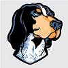 Smokey was, and is, a blue tick coonhound, a native tennessee breed. 1