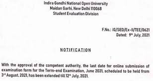 Tuesday of the tenth week in ordinary time. Ignou Exam Form Ignou June 2021 Term End Exam Form Filing Last Date Extended To July 12