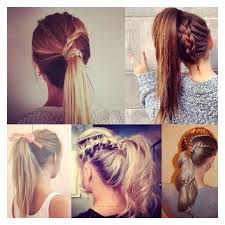 Ponytails are great hairstyles, if you have unmanageable hair. Designer Clothes Shoes Bags For Women Ssense Braided Ponytail Hairstyles Hairstyle Chic Ponytail