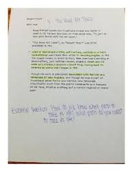Poetry Personal Response Writing Robert Frost And Alice Walker Writing No Response Literary Devices