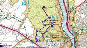 Os 50k and openstreetmap mapping can be printed for free from this website. Leigh Woods Veteran Tree Walk National Trust