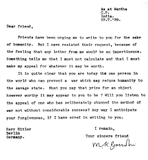 Mi muy querido amigo, te escribo esta carta. Letters Of Note Cuando Gandhi Llamaba Querido Amigo A Hitler Y Otras Cartas Sorprendentes Verne El Pais
