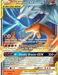 Check spelling or type a new query. Reshiram Et Dracaufeu Gx Pokemon Tcg Cards Rare Pokemon Cards Cool Pokemon Cards