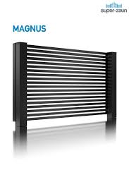 Magnus Alu Zaun Zaun Aluminium Zaun