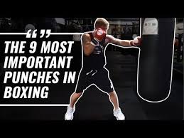 The 9 Most Important Punches In Boxing Subscribe For More Youtube In 2020 Boxing Training Routine Boxer Workout Boxing Workout