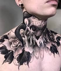 Tatuaje Hecho Por Brunosantostattoo Tattoo Tattoos Tattoed Blacktattoo Blackink Instata Throat Tattoo Neck Tattoo Best Neck Tattoos