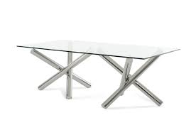 Shop our best selection of glass top end tables & side tables to reflect your style and inspire your home. Modrest Quartz Modern Rectangular Glass Dining Table