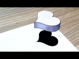 Even if you don't have a ruler, something that's flat and made out of a sturdy material will do. How To Draw 3d Floating Heart 1 Anamorpic Illusion 3d Trick Art On Paper Youtube Illusion Drawings 3d Drawings Art Tips