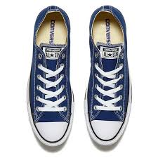 Converse Unisex Chuck Taylor All Star Ox Trainers Roadtrip Blue White Black Chuck Taylors Womens Fashion Shoes Sneakers Blue Sneakers